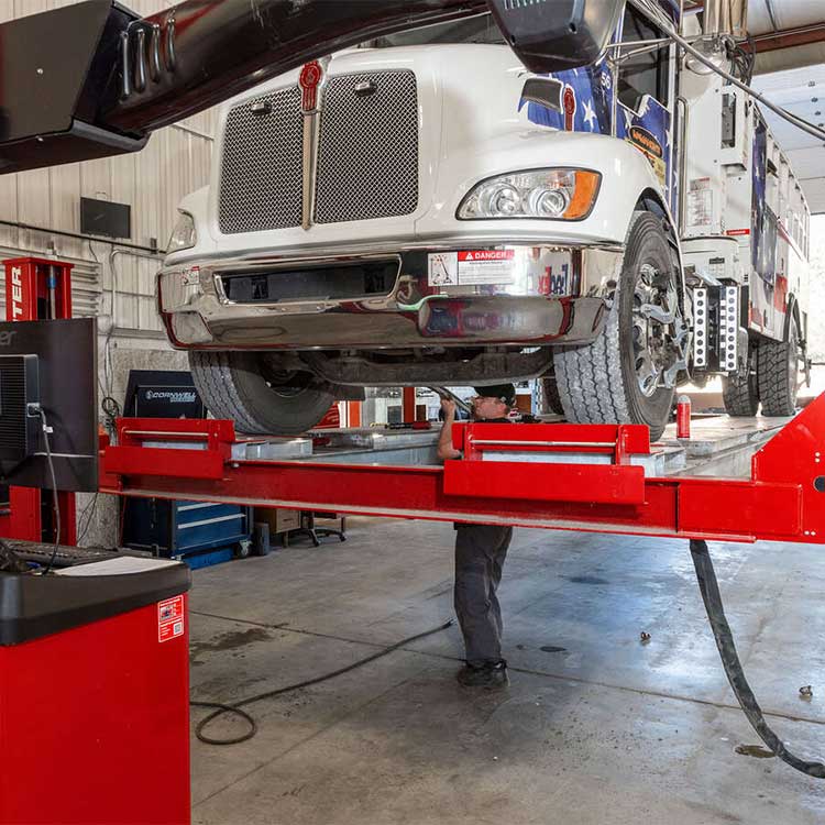 semi truck and trailer wheel alignment near chattanooga tn